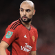 المغربي سفيان أمرابط لاعب مانشستر يونايتد الإنجليزي (The Times)