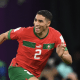 المغربي أشرف حكيمي لاعب فريق باريس سان جيرمان الفرنسي (Getty)