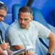 المدرب التونسي طارق جرايا رفقة مساعديه في نادي أهلي طرابلس الليبي (winwin)